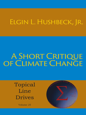 cover image of A Short Critique of Climate Change